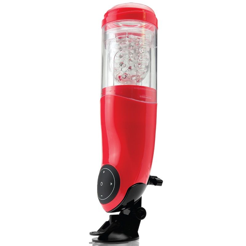EXTREME TOYZ - PDX MEGA BATOR Męski Masturbator USB Usta Czerwony