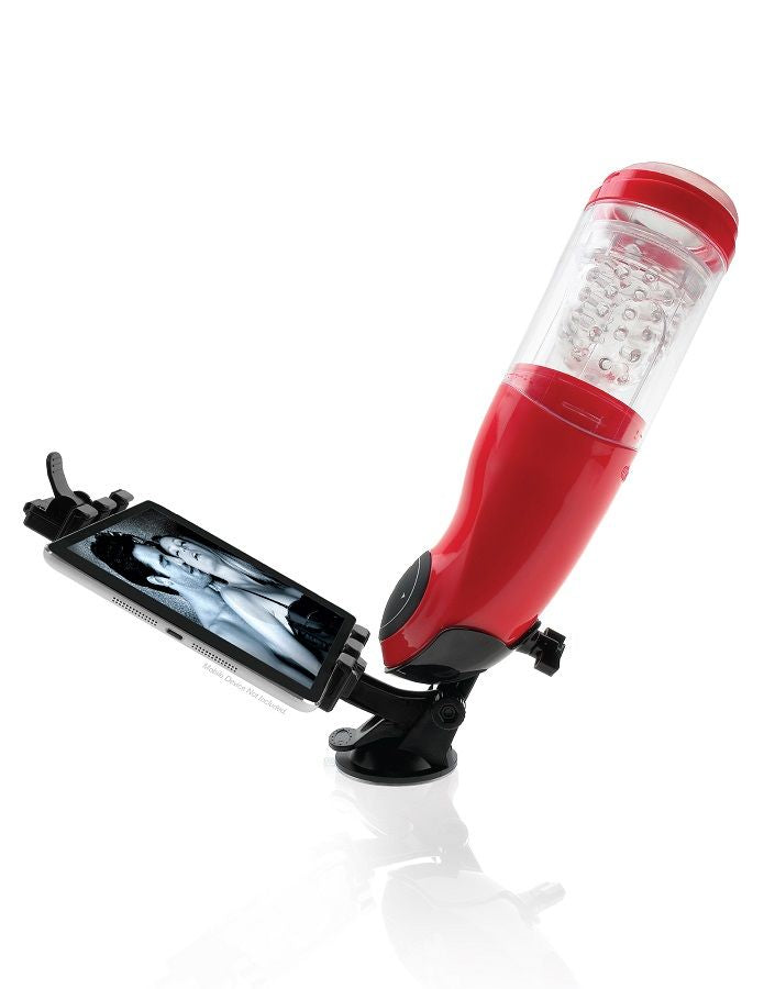 EXTREME TOYZ - PDX MEGA BATOR Męski Masturbator USB Usta Czerwony