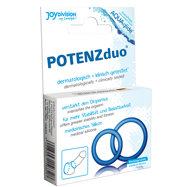 JOYDIVISION POTENZDUO - NIEBIESKIE PIERŚCIENIE - M