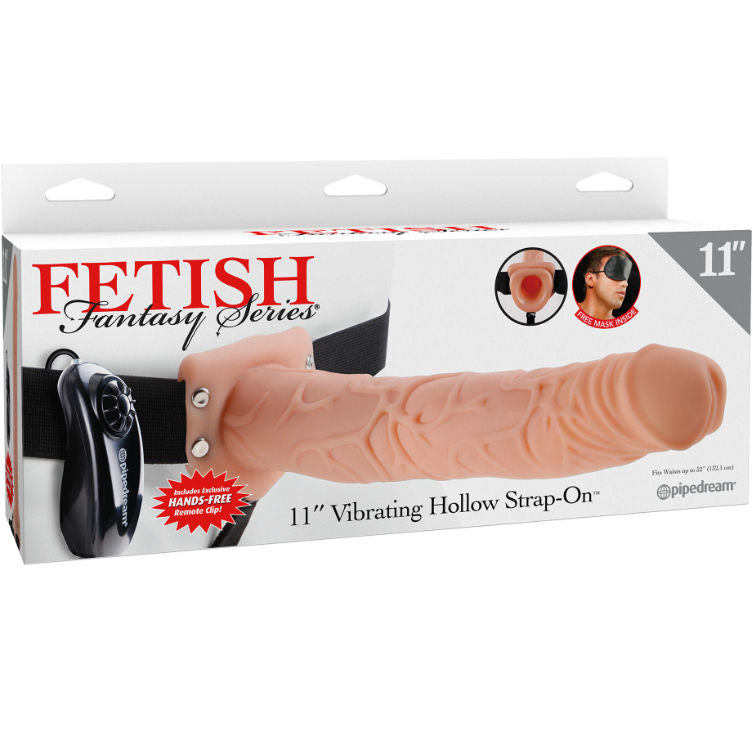 SERIA FETYSZ FANTASY – SERIA 11 PUSTY PASEK WIBRUJĄCY Z KULKAMI 27,9 CM CIELISTY