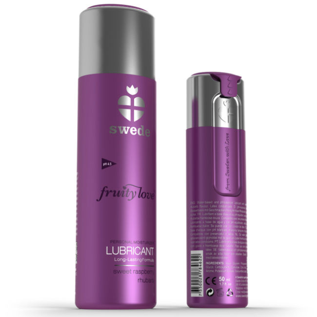 SWEDE - OWOCOWY LUBRYKANT MIŁOSNY MALINA RABARBAR 100 ML