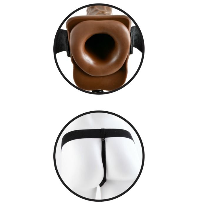 SERIA FANTAZJI FETYSZOWYCH – SERIA 7 PUSTY STRAP-ON Z KULKAMI
