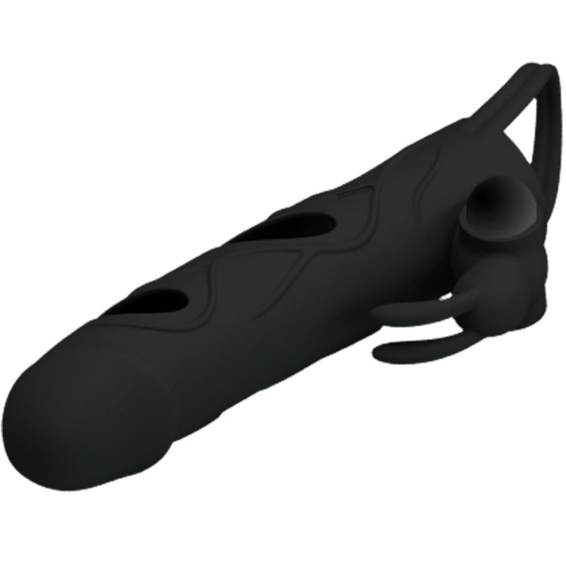 PRETTY LOVE - POKRYWKA SILIKONOWA Z WIBRACJAMI 14 CM 1.0