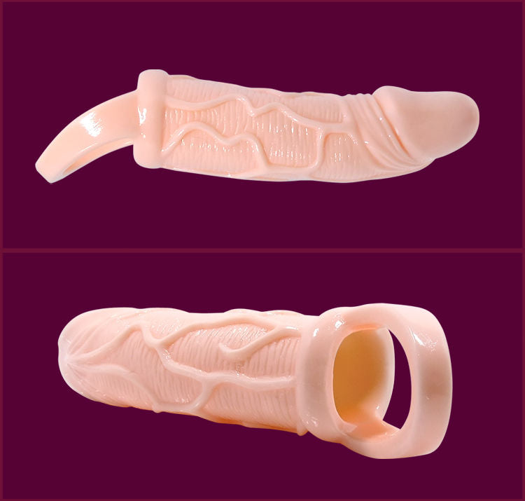 BAILE - RĘKAW EREKCYJNY Z WIBRACJĄ I PASKIEM NA JĄDRA 13.5 CM