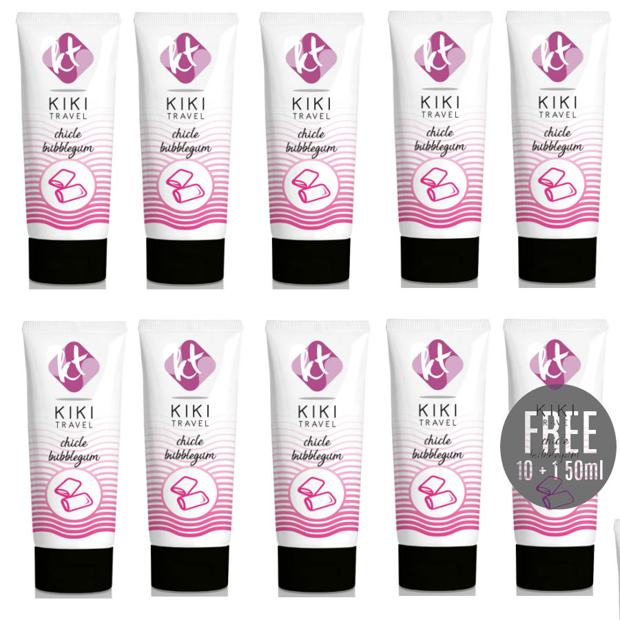 KIKÍ TRAVEL - LUBRYKANT SMAK GUMY BALONOWEJ 50ML 10 + 1 GRATIS