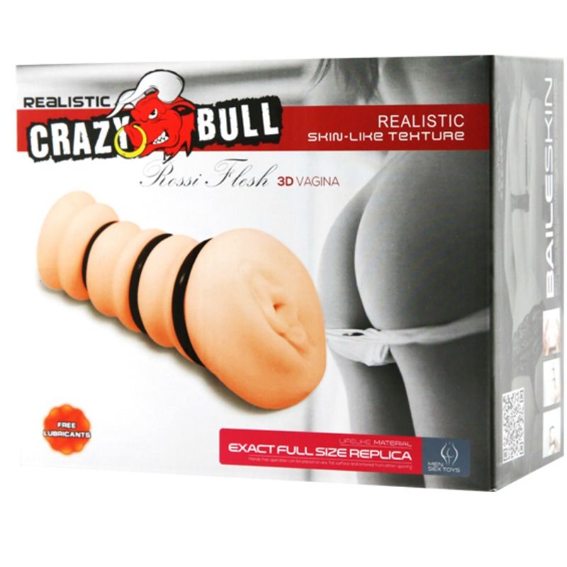 CRAZY BULL - MASTURBATOR Z PIERŚCIENIAMI MODEL WAGINA 2