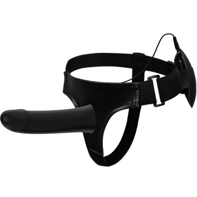 PRETTY LOVE - VITO STRAP ON Z PUSTYM DILDO I WIBRACJĄ 17,3 CM