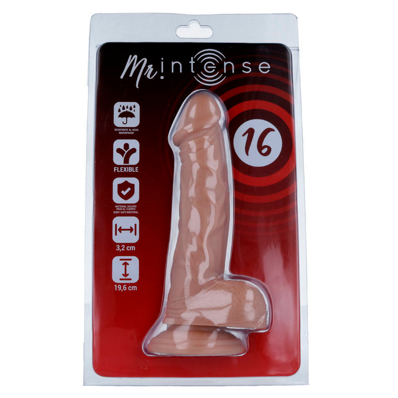 MR INTENSE - 16 REALISTYCZNY PENIS 19,6 CM -O- 3,2 CM