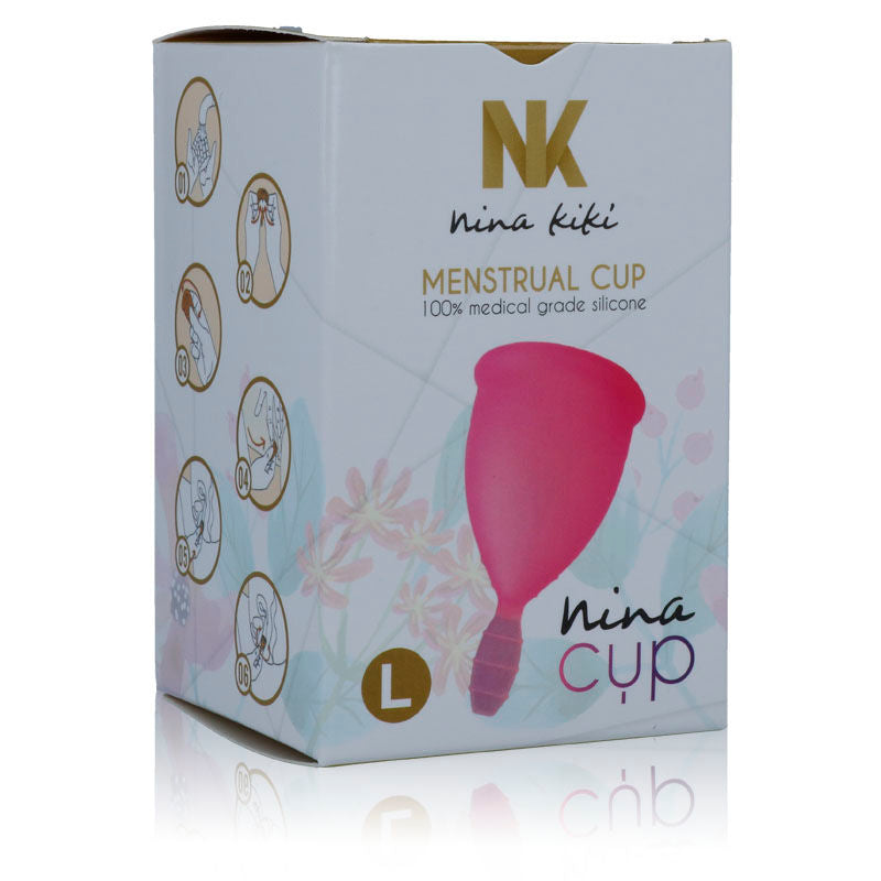 NINA KIKÍ - KUBECZEK MENSTRUACYJNY RÓŻOWY - ROZMIAR L