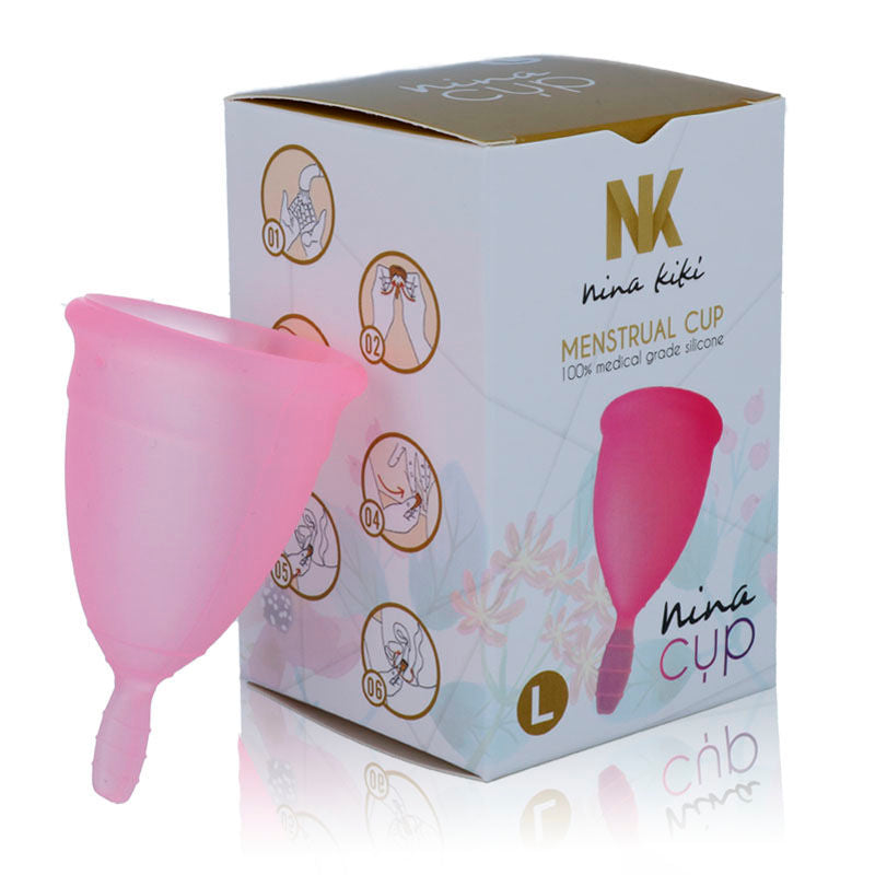 NINA KIKÍ - KUBECZEK MENSTRUACYJNY RÓŻOWY - ROZMIAR L