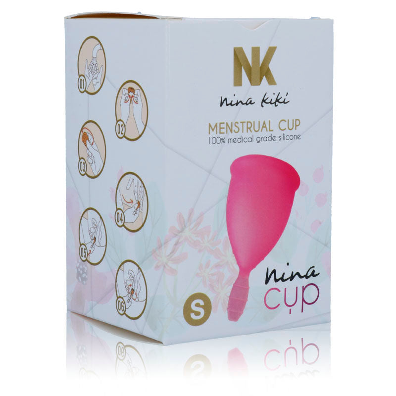 NINA KIKÍ - KUBECZEK MENSTRUACYJNY RÓŻOWY - ROZMIAR S