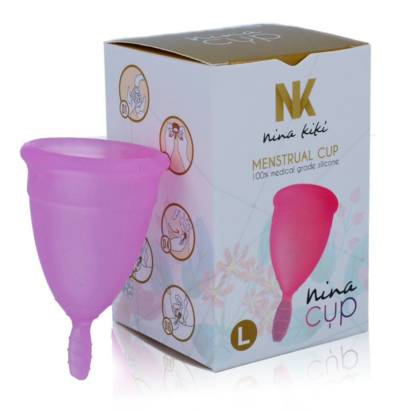 NINA KIKÍ - KUBECZEK MENSTRUACYJNY FIOLETOWY - ROZMIAR L