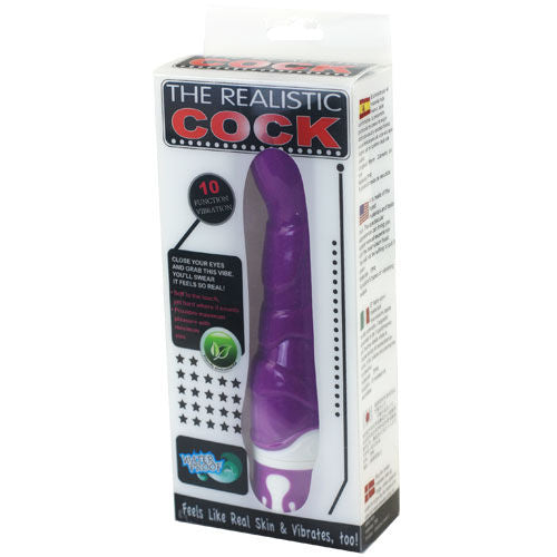 BAILE - REALISTYCZNY PENIS 10 TRYBÓW WIBRACJI FIOLETOWY