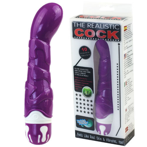 BAILE - REALISTYCZNY PENIS 10 TRYBÓW WIBRACJI FIOLETOWY