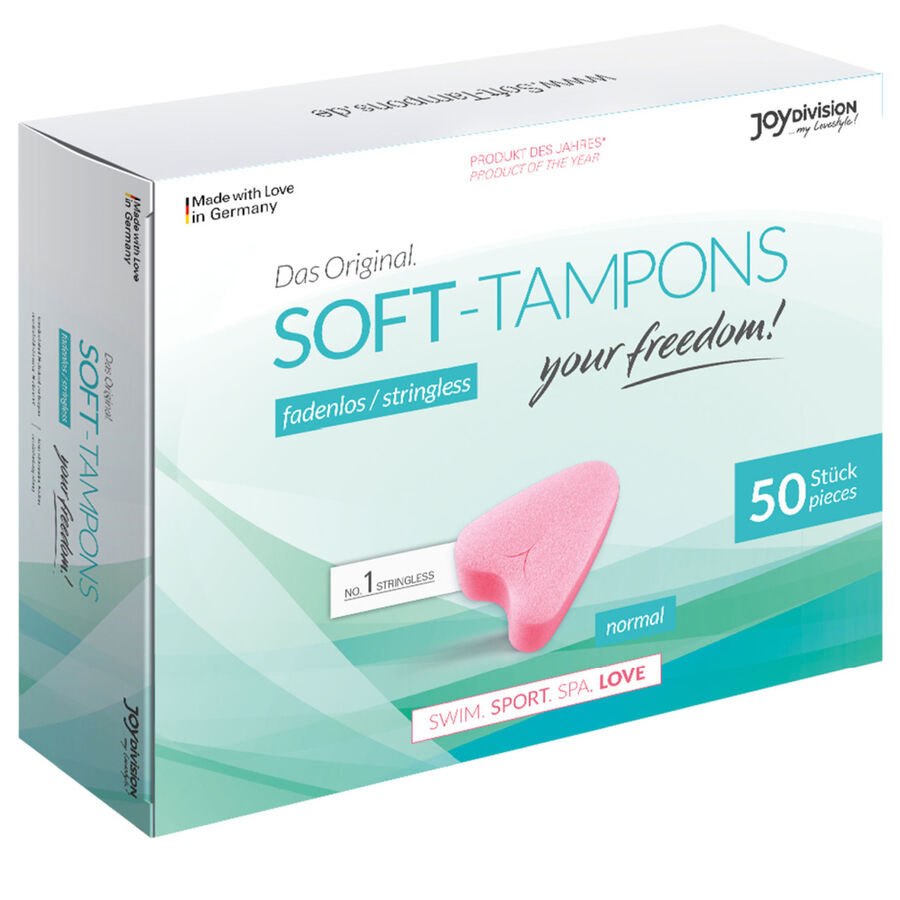 JOYDIVISION SOFT-TAMPONS - ORYGINALNE MIĘKKIE TAMPONY 50 SZT.