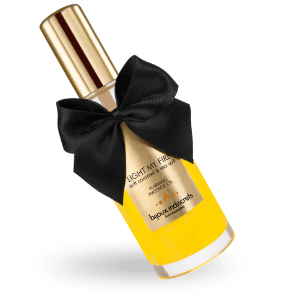 BIJOUX – OLEJEK DO MASAŻU Z EFEKTEM ROZGRZEWAJĄCYM O AROMACIE KARMELU