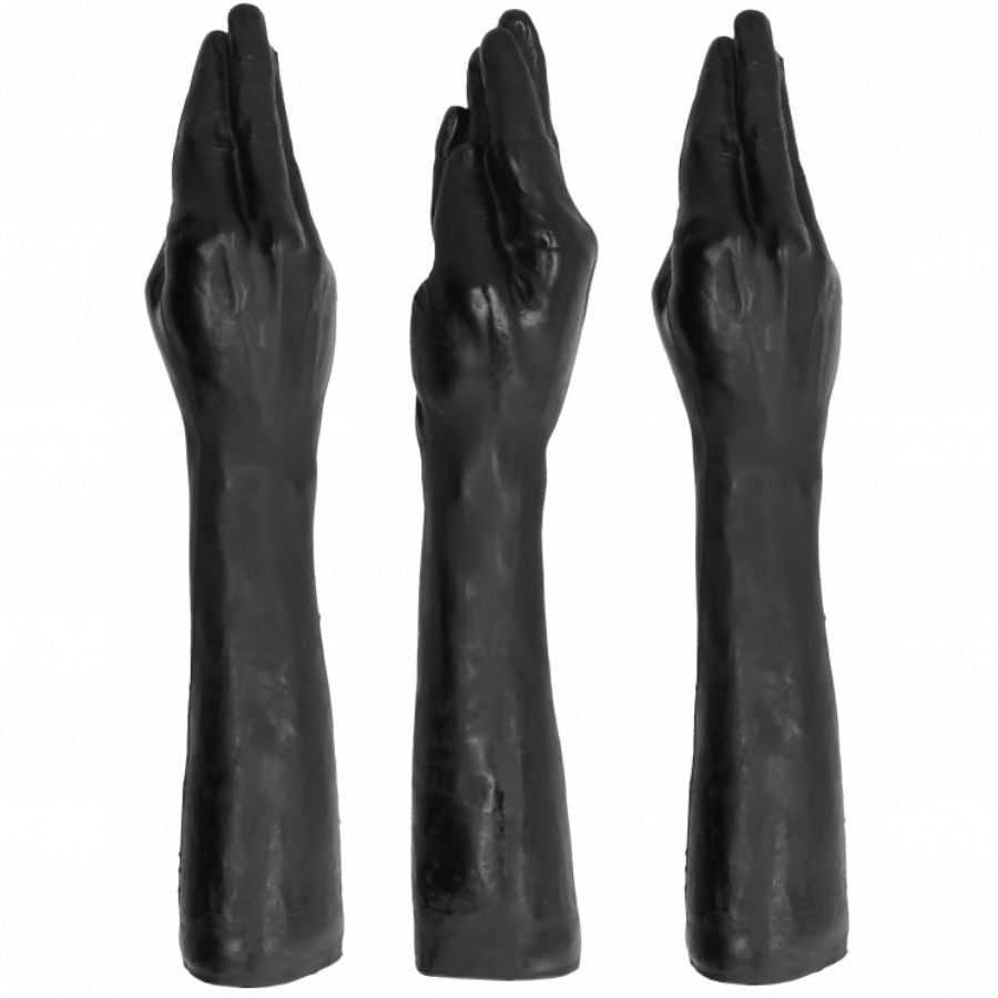 CAŁY CZARNY - OGROMNA PIĘŚĆ FISTING 40 CM