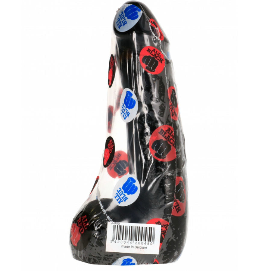 CAŁY CZARNY - MIĘKKI, CZARNY, REALISTYCZNY DILDO 20 CM