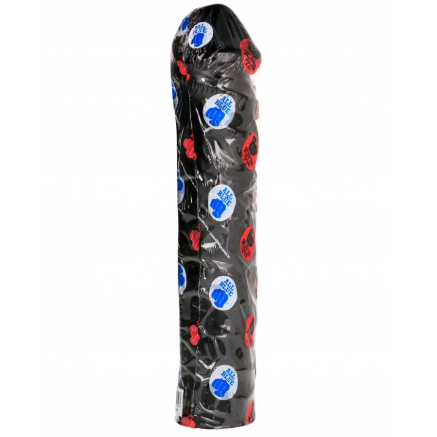 CAŁY CZARNY - GIGANTYCZNE, MIĘKKIE DILDO DO FISTINGU 32 CM