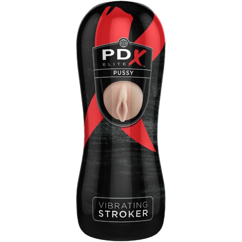 PDX ELITE - WIBRUJĄCY MASTURBATOR W KSZTAŁCIE WAGINY