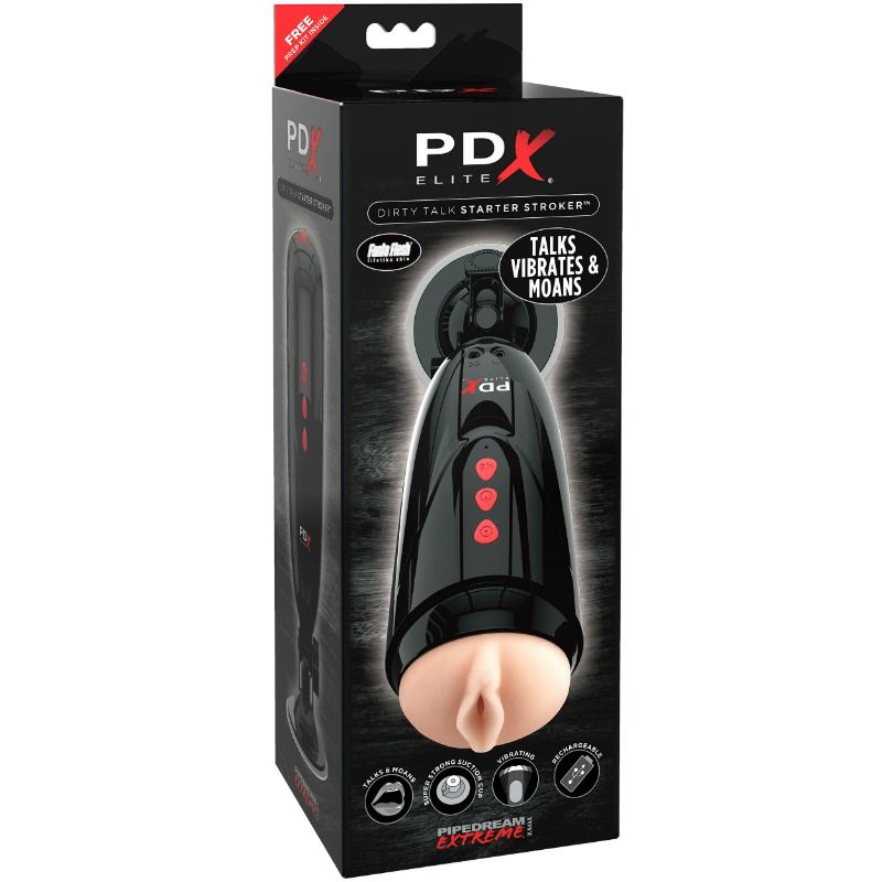 PDX ELITE - MASTURBATOR UŁATWIAJĄCY "BRUDNE ROZMOWY"