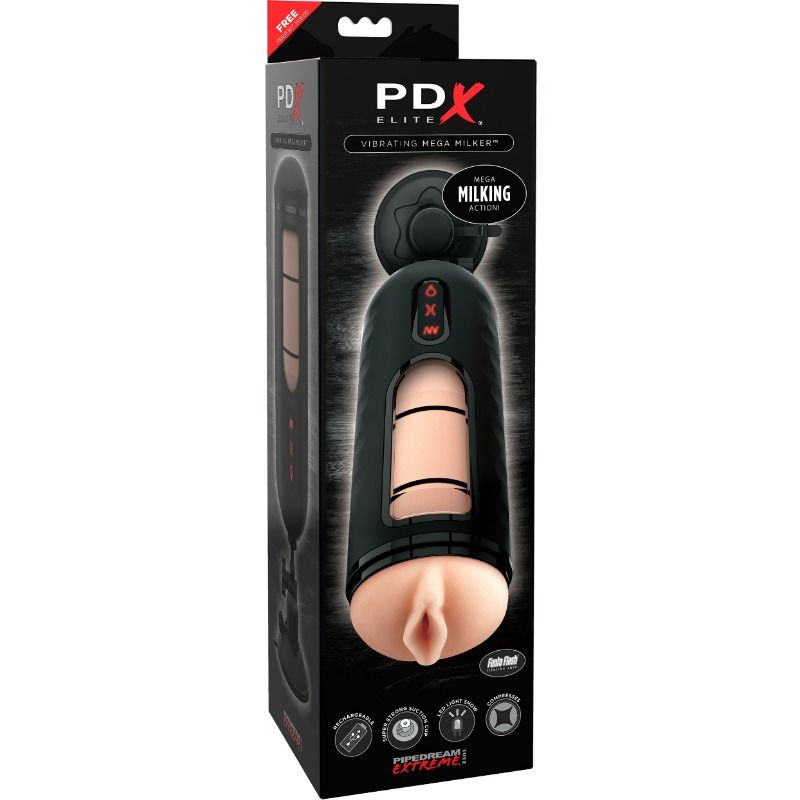 PDX ELITE - WIBRUJĄCA MEGAD DOJARKARKA