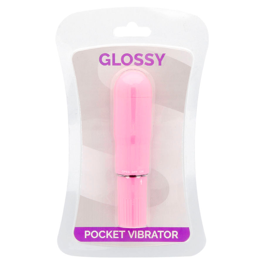 GLOSSY - WIBRATOR KIESZONKOWY GŁĘBOKI RÓŻ