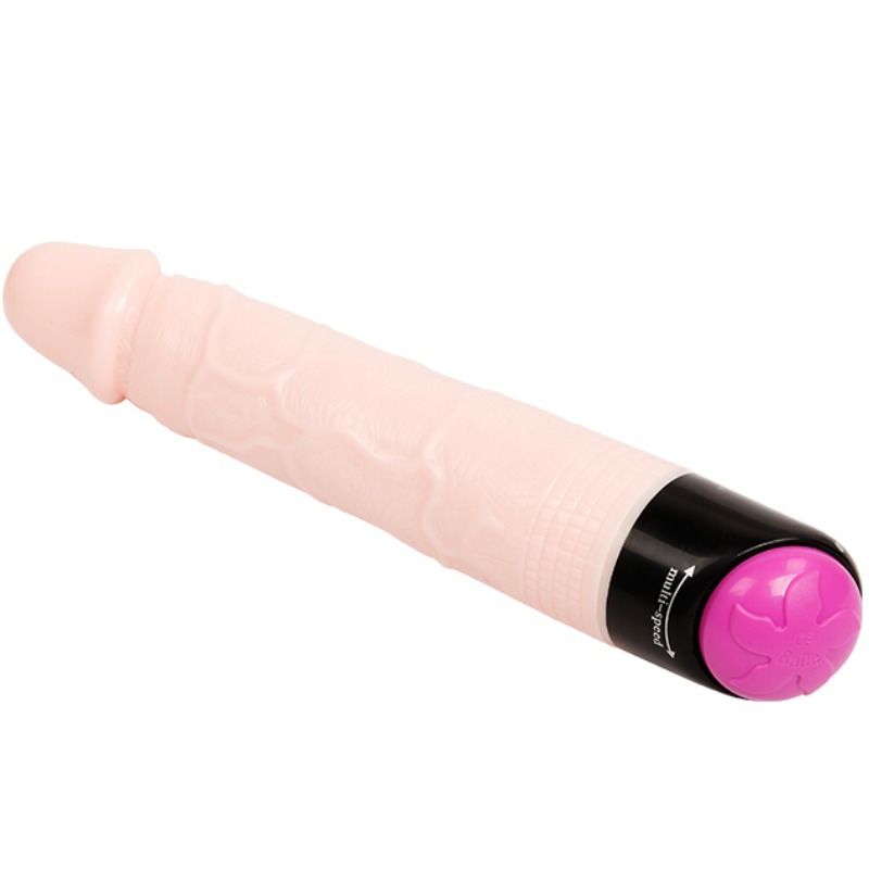 BAILE - KOLOROWY WIBRATOR Z FUNKCJĄ OBROTOWĄ 24 CM