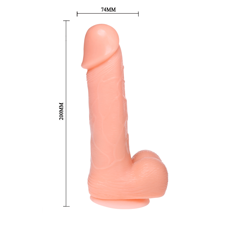 BAILE - REALISTYCZNE WIBRACJE I OBROTY DILDA 20 CM