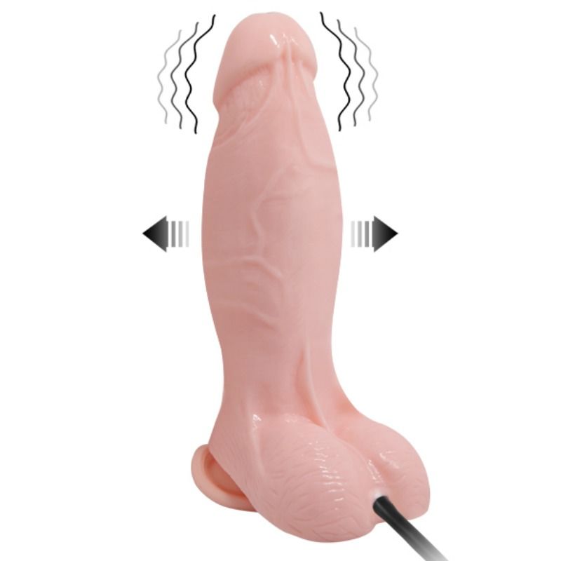 BAILE – REALISTYCZNE, WIBRUJĄCE I POMPOWANE DILDO 18,8 CM