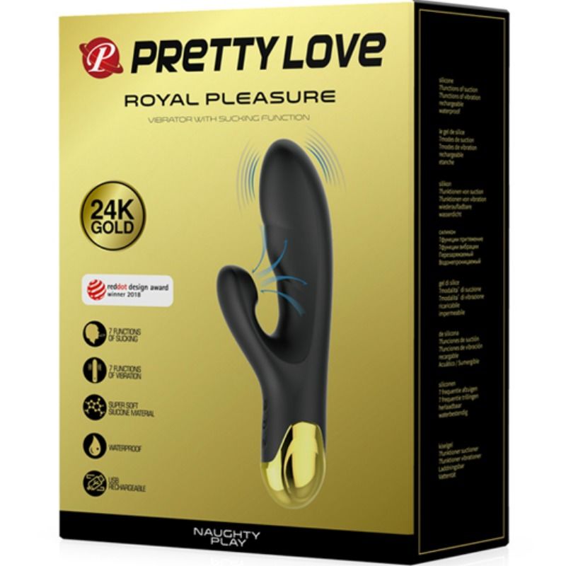 PRETTY LOVE - INTELIGENTNY WIBRATOR Z FUNKCJĄ SSANIA