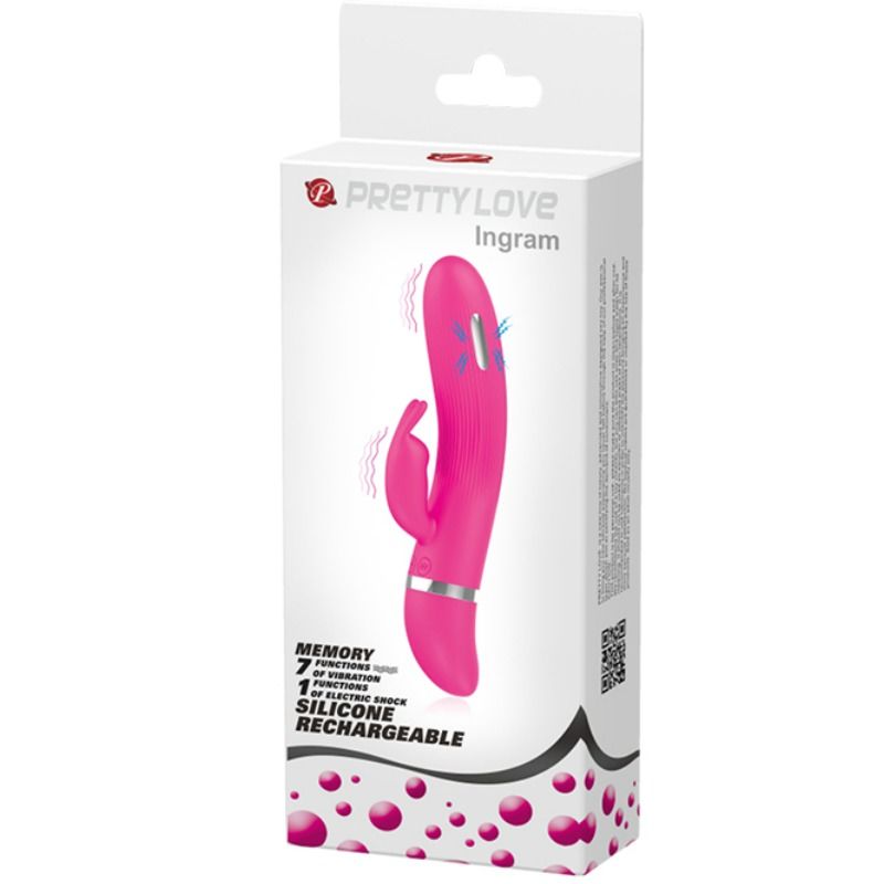 PRETTY LOVE - FLIRTATION WIBRATOR ELEKTROWSTRZĄSOWY INGRAM