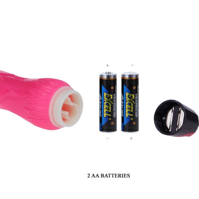 BAILE - WIBRATOR DAAPLY PLEASURE Z WIELOMA PRĘDKOŚCIAMI RÓŻOWY