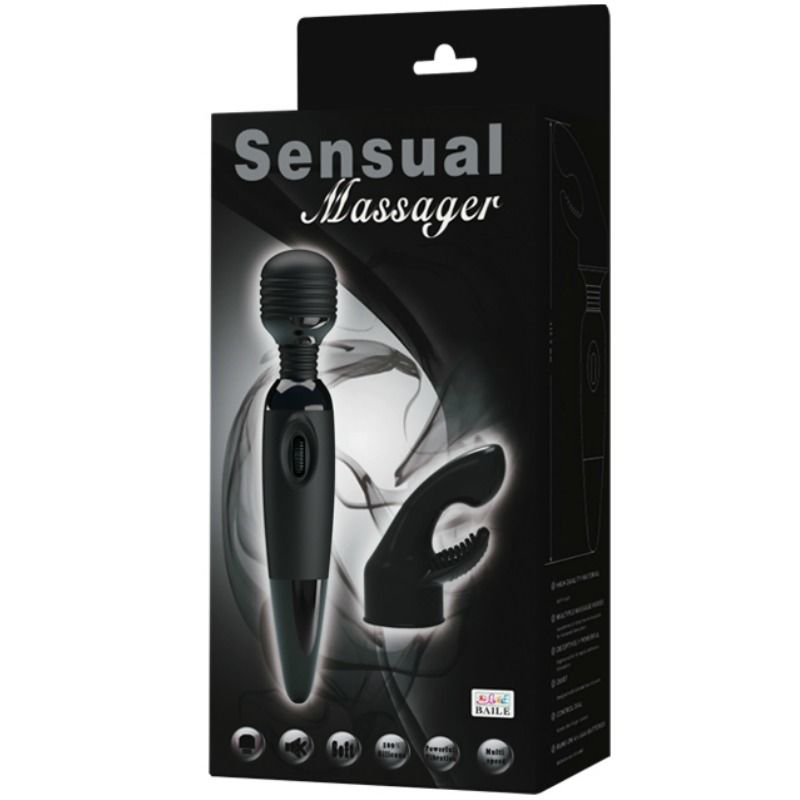 BAILE - SENSUALNY MASAŻER Z WYMIENNYMI KOŃCÓWKAMI