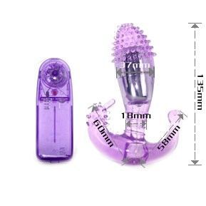 BAILE - LILAC STYMULATOR WAGINALNY I ANALNY Z WIBRACJĄ