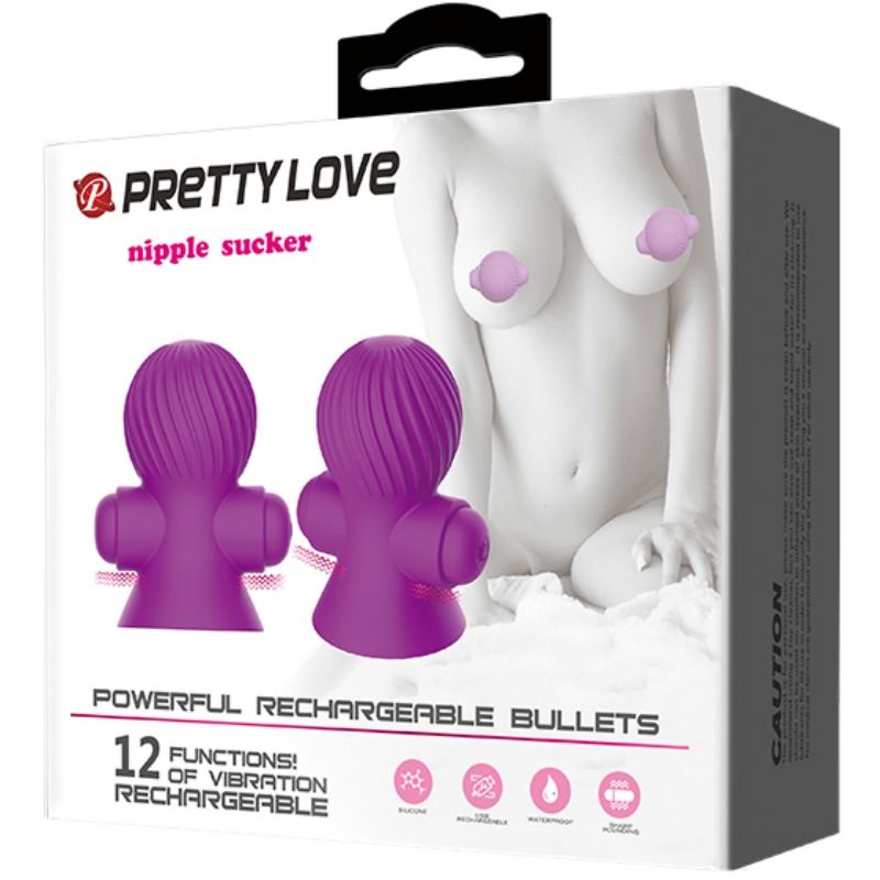 PRETTY LOVE - STYMULATORY SUTKÓW 12M LILIOWY WIBRACJA