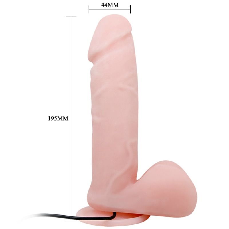 BAILE - OLIVER REALISTYCZNE DILDO Z WIBRACJĄ