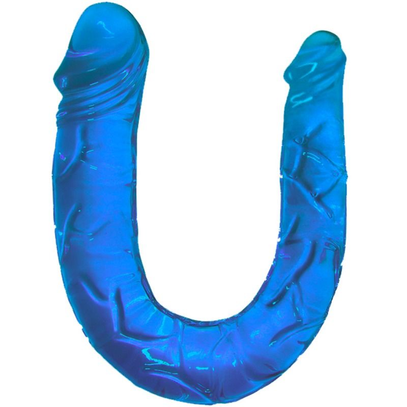 BAILE - PODWÓJNY DONG, PODWÓJNE DILDO NIEBIESKIE