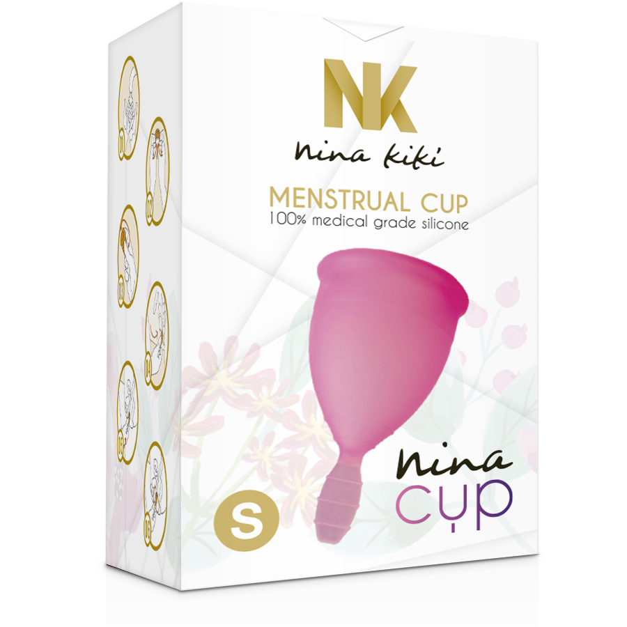 NINA KIKÍ - KUBECZEK MENSTRUACYJNY RÓŻOWY - ROZMIAR S