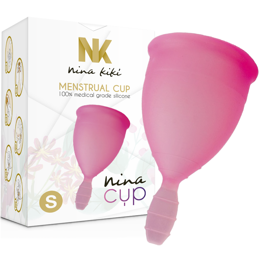 NINA KIKÍ - KUBECZEK MENSTRUACYJNY RÓŻOWY - ROZMIAR S