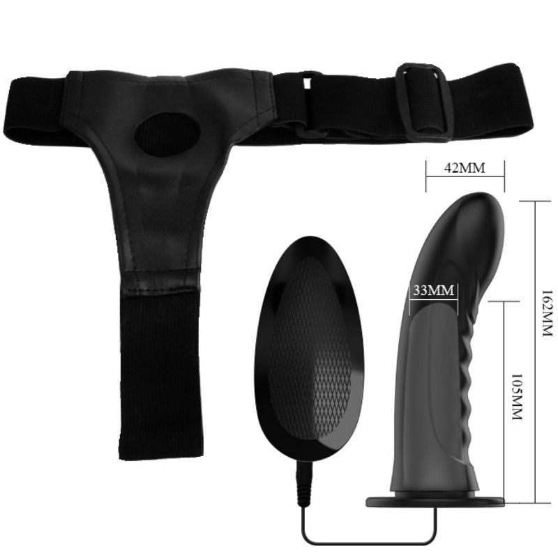 PRETTY LOVE - MARVIN STRAP-ON Z WIBRACJAMI I PUSTYM DILDO