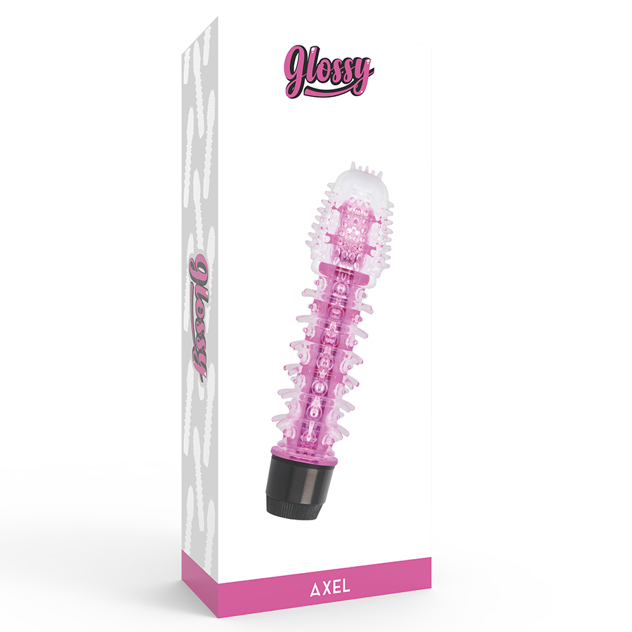 GLOSSY - WIBRATOR AXEL RÓŻOWY