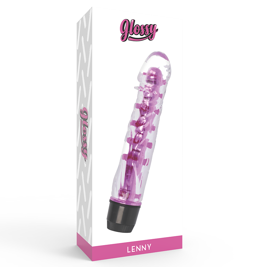 BŁYSZCZĄCY – WIBRATOR LENNY RÓŻOWY