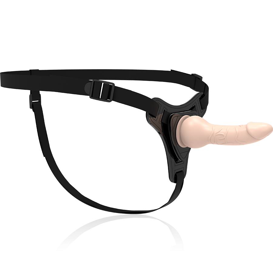 FETYSZ UPRZĄŻ DLA SUBMISYJNYCH - REALISTYCZNY SILIKON W KOLORZE CIAŁA 16 CM