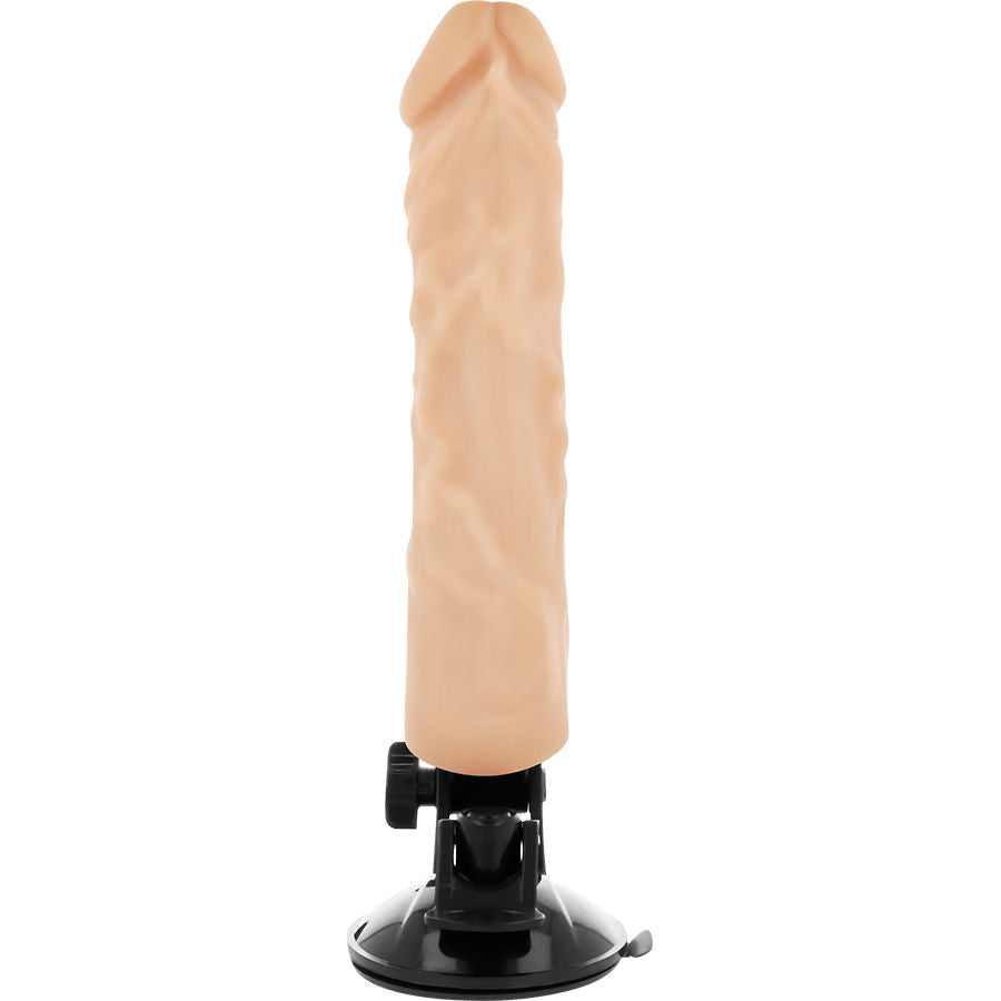 BASECOCK - REALISTYCZNY WIBRATOR STEROWANY NA ODLEGŁOŚĆ CIELEŚNISTY 21 CM -O- 4 CM