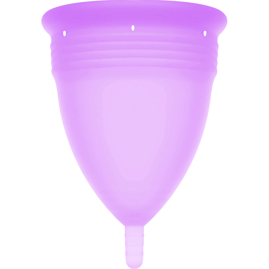 STERCUP - FDA SILIKONOWY KUBECZEK MENSTRUACYJNY FIOLETOWY - ROZMIAR L