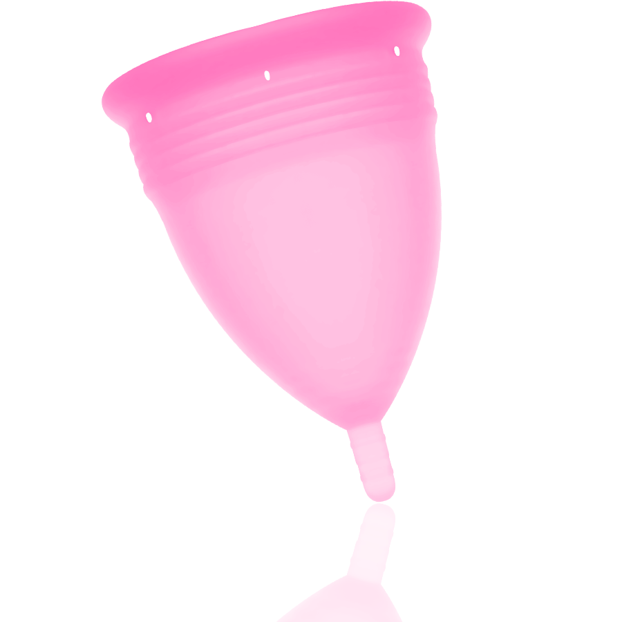 STERCUP - KUBECZEK MENSTRUACYJNY SILIKONOWY RÓŻOWY - ROZMIAR S