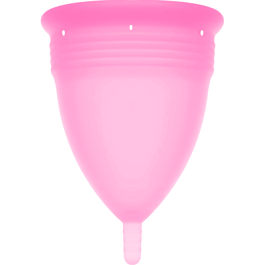 STERCUP - KUBECZEK MENSTRUACYJNY SILIKONOWY RÓŻOWY - ROZMIAR S