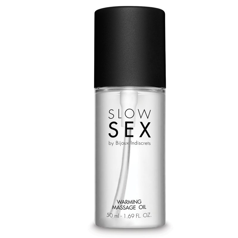 BIJOUX - OLEJEK DO MASAŻU SLOW SEX Z EFEKTEM ROZGRZEWAJĄCYM 50 ML