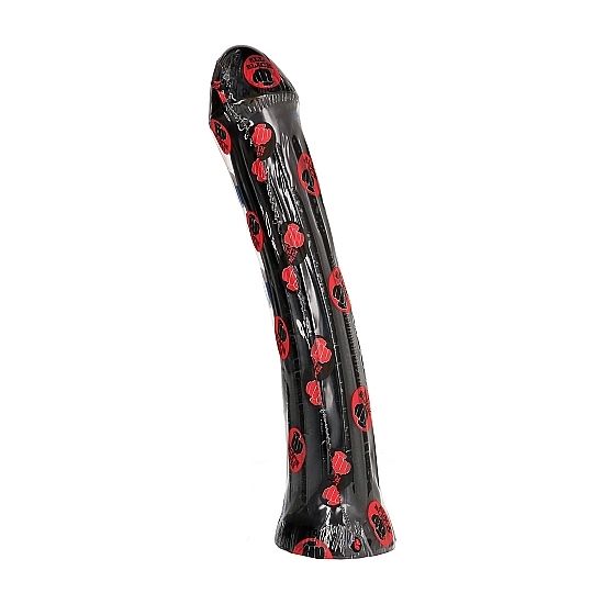 CAŁY CZARNY - DILDO WTYCZKA 31 CM